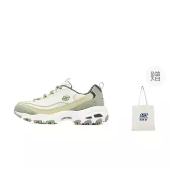 Кроссовки Skechers D"Lites 1.0 Lifestyle Shoes Women's Low-top Olive Green, зеленый