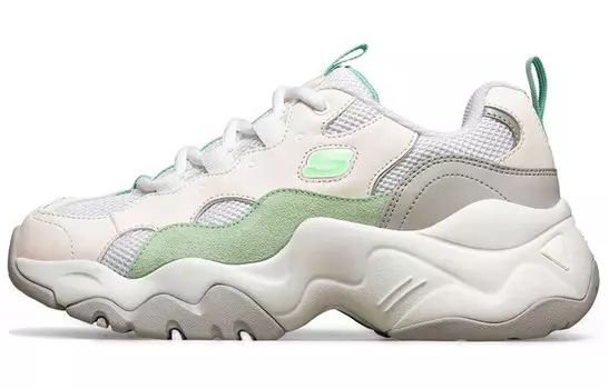 Кроссовки Skechers D'LITES 3.0 Casual Shoes Women's Low-Top White Gray Green