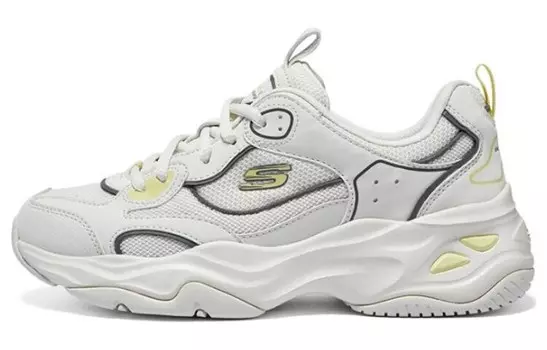 Кроссовки Skechers D"Lites 4.0 Lifestyle Shoes Women's Low-top White, Black, Yellow, белый