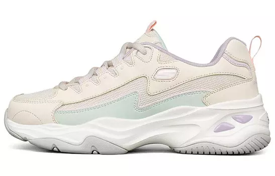 Кроссовки Skechers D Lites 4.0 Panda Flatform Low Chunky Shoes White Women's