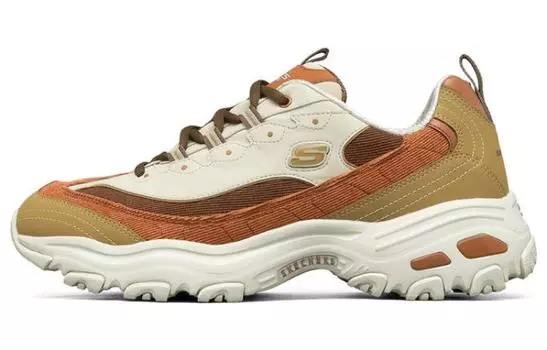 Кроссовки Skechers D'Lites 1.0 'Cream Brown Orange' Women's