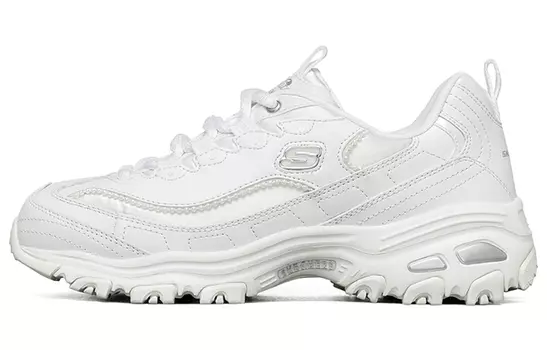 Кроссовки Skechers D Lites Low-Top Running Shoes White Women's