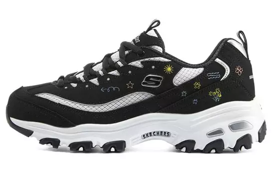 Кроссовки Skechers D'Lites 1.0 'Black White' Women's