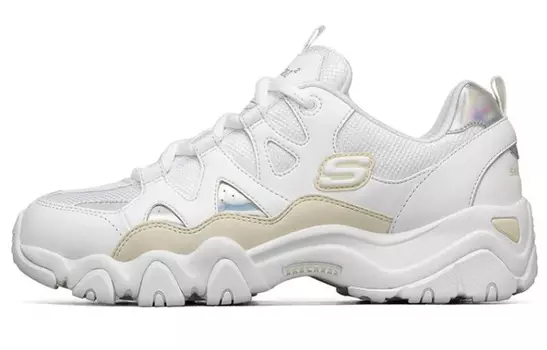 Кроссовки Skechers D Lites 2.0 White/Brown/Silver Women's