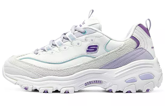 Кроссовки Skechers D'LITES Chunky Женские, фиолетовый и белый