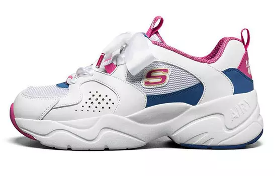Кроссовки Skechers D'lites Female Lifestyle, белый/синий/темно-розовый