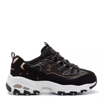 Кроссовки Skechers D'lites Glamour Feels 13087/BKRG Black/Rose Gold, черный