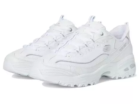 Кроссовки SKECHERS D'Lites Hands Free Slip-INS, цвет White Silver