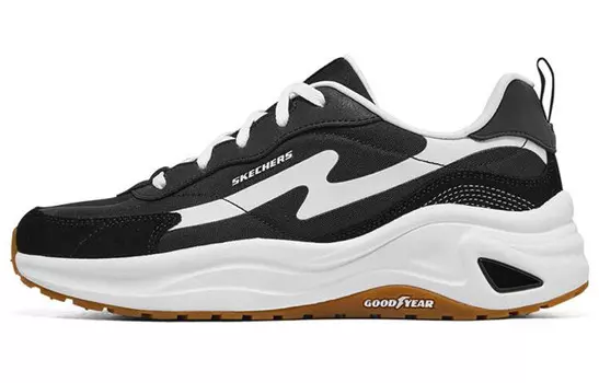 Кроссовки Skechers D'lites Jogger Kadn Siyah Sneakers 'Black White' Women's