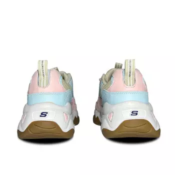 Кроссовки Skechers D"LITES Series Lifestyle Shoes Women's Low-top Blue/pink/white, цвет Powder Star Adventure