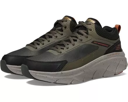 Кроссовки SKECHERS D'Lux Walker 2.0 Grailo Waterproof, цвет Olive/Orange