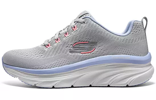 Кроссовки Skechers D"lux Walker Lifestyle Shoes Women's Low-top Grey/purple/pink, фиолетовый