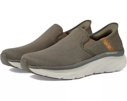 Кроссовки SKECHERS D'Lux Walker Orford Hands Free Slip-Ins, коричневый