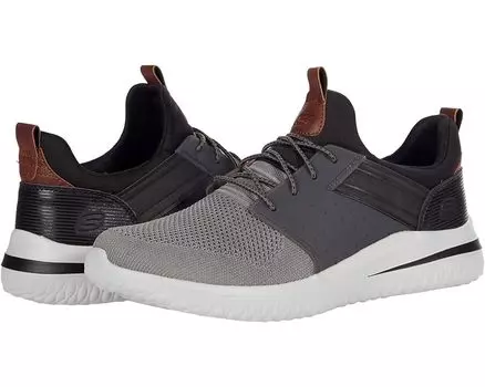 Кроссовки SKECHERS Delson 3.0 - Cicada, цвет Gray/Black