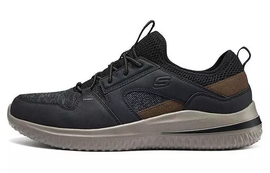 Кроссовки Skechers Delson 3.0 Lifestyle Shoes Men Low-top Black, черный