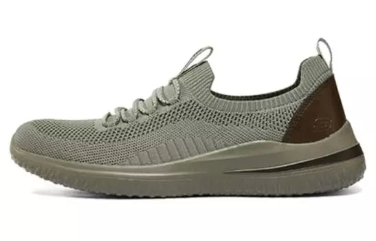 Кроссовки Skechers Delson 3.0 Lifestyle Shoes Men Low-top Taupe, коричневый