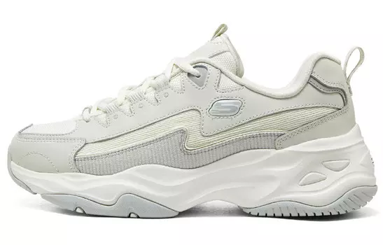 Кроссовки Skechers DLITES Chunky Sneakers Men Low-top White Gray, серый