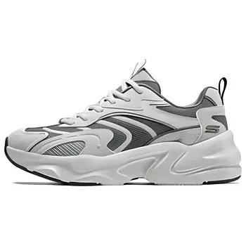 Кроссовки Skechers DLITES Chunky Sneakers Men Low-top White/Gray, белый/серый
