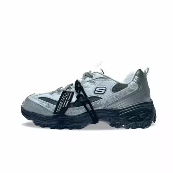 Кроссовки Skechers DLITES Chunky Sneakers Women's Low-top Storm Blue/Sea Salt, синий