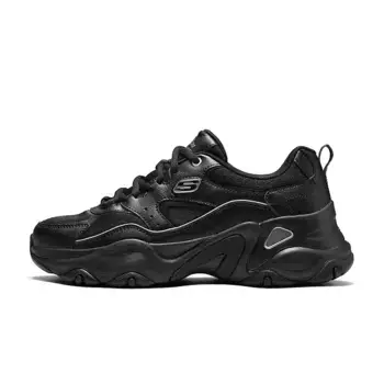 Кроссовки Skechers DLITES Chunky Sneakers Women's Low-top Black, черный