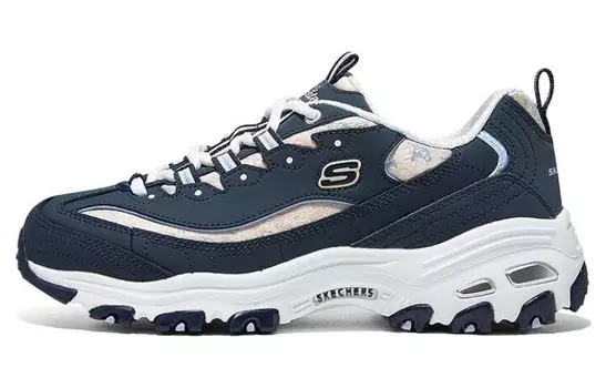Кроссовки Skechers DLITES Chunky Sneakers Women's Low-top, темно-синий