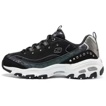 Кроссовки Skechers DLITES Chunky Sneakers Women's Low-top Black, черный