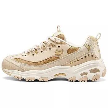 Кроссовки Skechers DLITES Chunky Sneakers Women's Low-top Gold, золотой