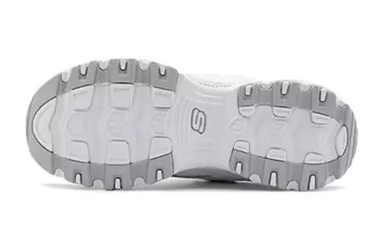 Кроссовки Skechers DLITES Chunky Sneakers Women's Mid-top Silver, серебряный