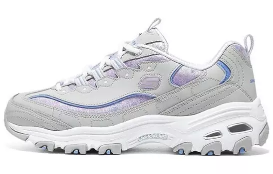 Кроссовки Skechers DLITES Chunky Sneakers Women's Low-top, светло-серый