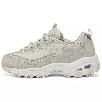 Кроссовки Skechers DLITES Chunky Sneakers Women's Low-top Gray/Silver, серый