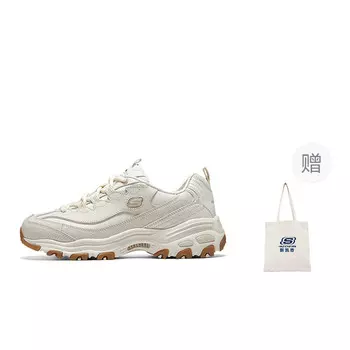 Кроссовки Skechers DLITES Chunky Sneakers Women's Low-top Beige, бежевый