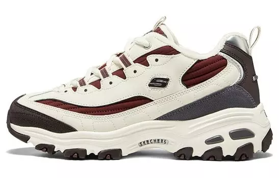 Кроссовки Skechers DLITES Chunky Sneakers Women's Low-top Brown, коричневый