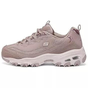 Кроссовки Skechers DLITES Chunky Sneakers Women's Low-top Pink/white, цвет Bean paste color/multi-color