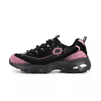 Кроссовки Skechers DLITES Chunky Sneakers Women's Low-top Black/pink, черный