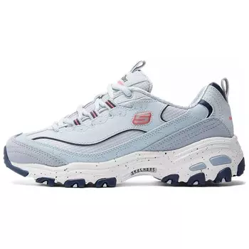 Кроссовки Skechers DLITES Chunky Sneakers Women's Low-top Light Blue/multicolored, голубой