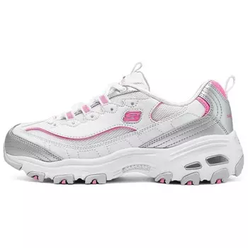 Кроссовки Skechers DLITES Chunky Sneakers Women's Low-top White/Pink, розовый