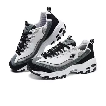 Кроссовки Skechers DLITES Chunky Sneakers Women's Low-top White/Black, белый/черный