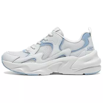Кроссовки Skechers DLITES Chunky Sneakers Women's Low-top Gray/Blue, светло-серый
