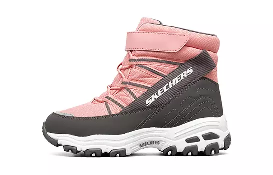 Кроссовки Skechers DLITES Kids Lifestyle Shoes GS High-top Pink/Gray