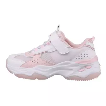 Кроссовки Skechers DLITES Kids Lifestyle Shoes Kids Low-top White/Pink, розовый