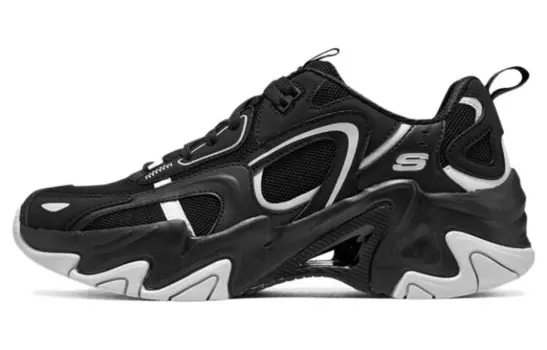 Кроссовки Skechers DLITES Lifestyle Shoes Men Low-top Black/white, черный/белый