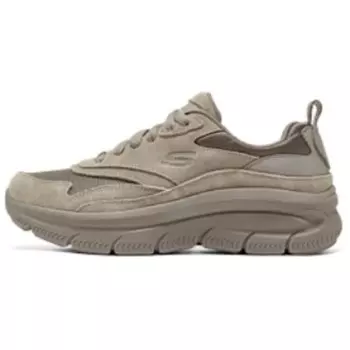 Кроссовки Skechers DLITES Lifestyle Shoes Women's Low-top Dark Taupe, темно-серый
