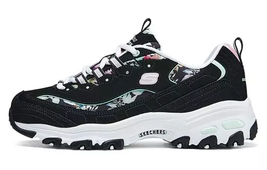 Кроссовки Skechers DLITES Lifestyle Shoes Women's Low-top Black, черный
