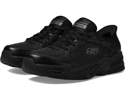 Кроссовки SKECHERS Durham Hands Free Slip-In, черный