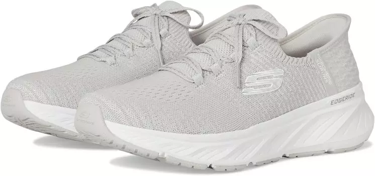 Кроссовки SKECHERS Edgeride Hands Free Slip-INS, цвет Grey Silver