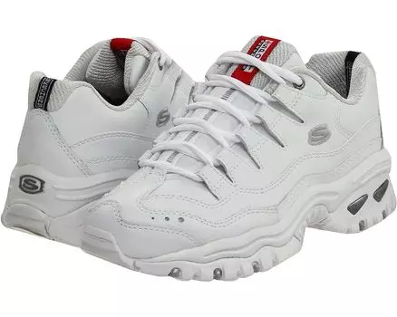 Кроссовки SKECHERS Energy, цвет White Mesh/Leather