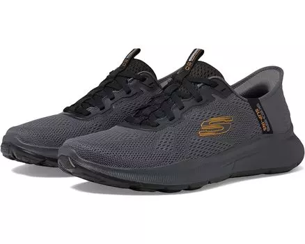 Кроссовки SKECHERS Equalizer 5.0 Hands Free Slip-Ins, цвет Charcoal/Orange