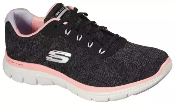 Кроссовки Skechers "FLEX APEEAL 4.0 FRESH MOVE", с пеной с эффектом памяти с воздушным охлаждением, повседневная обувь, полуботинки, туфли на шнуровке, коралловый