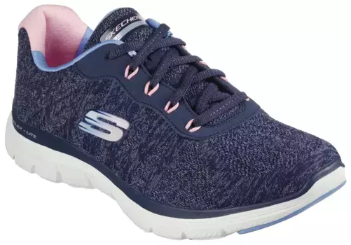 Кроссовки Skechers "FLEX APEEAL 4.0 FRESH MOVE", с пеной с эффектом памяти с воздушным охлаждением, повседневная обувь, полуботинки, туфли на шнуровке, цвет морской волны