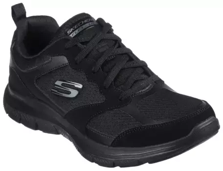 Кроссовки Skechers "FLEX APPEAL 4.0 - ACTIVE FLOW", с удобной стелькой, повседневная обувь, полуботинки, туфли на шнуровке, черный